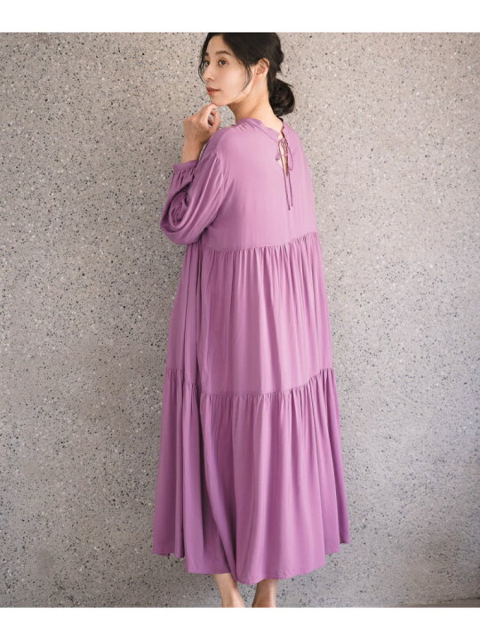 楽天市場 Sale 48 Off キリカエギャザーop Lepsim レプシィム ワンピース ドレス その他のワンピース ドレス パープル ブラック グリーン Rba E Rakuten Fashion Lepsim レプシィム