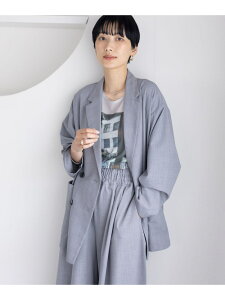 ���[�YW�u���X�g�����W���P�b�g LEPSIM ���v�V�B�� �W���P�b�g�E�A�E�^�[ �e�[���[�h�W���P�b�g�E�u���U�[ �O���[ �u���b�N �u���E���y���������z[Rakuten Fashion]