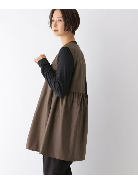 楽天市場】【SALE／25%OFF】切り替えベストチュニックワンピース 