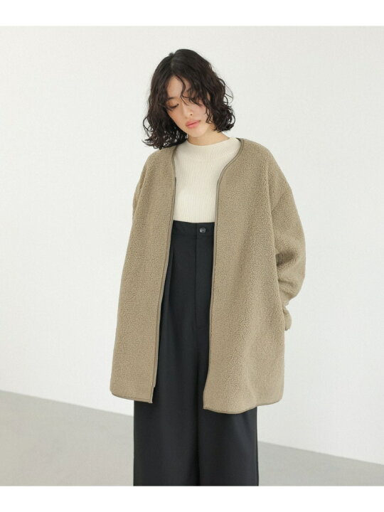 楽天市場】【SALE／50%OFF】ライトボアパイピングコート LEPSIM 