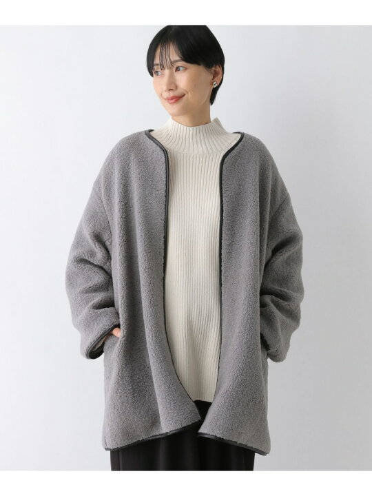 楽天市場】【SALE／50%OFF】ライトボアパイピングコート LEPSIM 