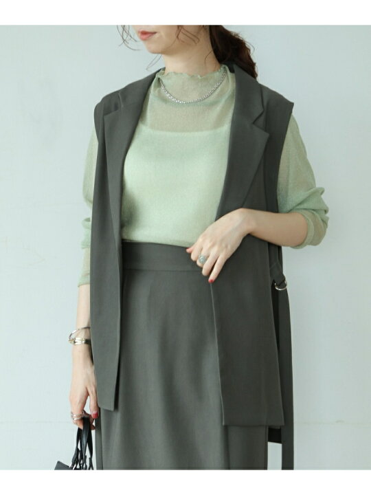 楽天市場】【SALE／30%OFF】(W)ジレ*スカートSETUP LEPSIM レプシィム 