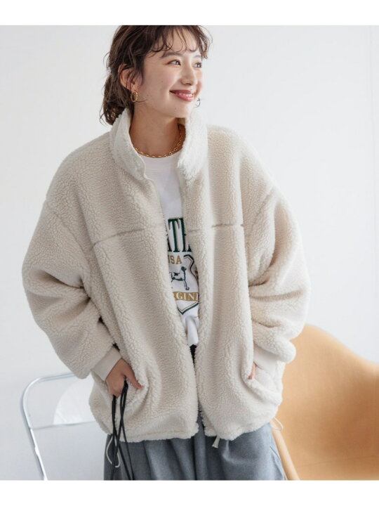 楽天市場】【SALE／50%OFF】リバーシブルボアナイロンBIGジャケット 