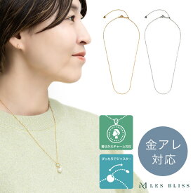 着せかえチャーム用チェーンネックレス ネックレス 金属アレルギー 金アレ ゴールド シルバー アクセサリー おしゃれ レディース 女性 ママ デイリー 大人 50代 【永久保証】