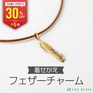 【全品P5倍+最大30%OFFクーポン配布中】 着せかえフェザーチャーム ネックレス チャーム ゴールド 羽根 …