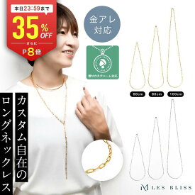 【全品35%OFF+P8倍 本日23:59まで】 マイベーシックチェーンネックレス ネックレス チェーン 金属アレルギー 金アレ ゴールド シルバー 60cm 80cm 100cm おしゃれ レディース ロングネックレス つけっぱなし 大人 50代 【永久保証】