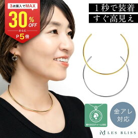 【全品P5倍+最大30%OFFクーポン】 ベーシックチョーカー ネックレス チョーカー 金属アレルギー 金アレ ネックカフ ゴールド シルバー ステンレス レディース 女性 シンプル おしゃれ 高見え 大人 50代 【永久保証】