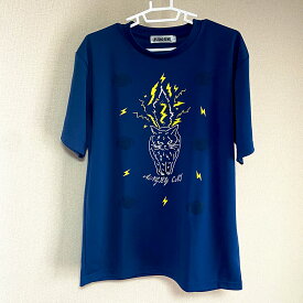 ビリビリ猫ドライTシャツ