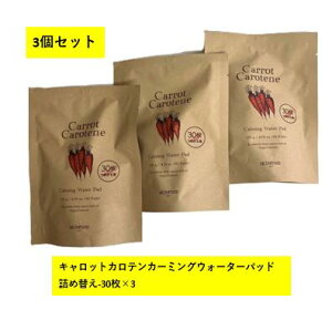 �X�L���t�[�h �L�����b�g�p�b�h 3�� �L�����b�g�J���e���J�[�~���O�E�H�[�^�[�p�b�h �l�ߑւ� 30�� / Carrot Carotene Calming Water Pad Refill - 135g (30pads) �X�L�� �t�[�h �L�����b�g �p�b�h �ӂ��Ƃ艻