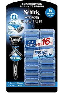 シック ハイドロ5 カスタム 替刃 17個 5枚刃 ひげそり 髭剃り SCHICK HYDRO5 CUSTOM
