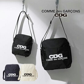 【COMME des GARCONS】コムデギャルソン CDG ショルダーバッグ メンズ レディース ユニセックス ロゴ入り 黒 ブラック 軽量 斜めがけ 通勤 通学 おしゃれ 正規品 プレゼント ギフト 人気 ブランドバッグ ストリート モード系 韓国ファッション