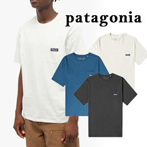 【Patagonia】パタゴニア P-6 ロゴ メンズ・デイリー・ポケット・ティー Tシャツ M's P-6 REGENERATIVE COTTON POCKET T-SHIRT P6 LOGO カットソー メンズ ブランド おしゃれ お洒落 アメカジ レディース アウト