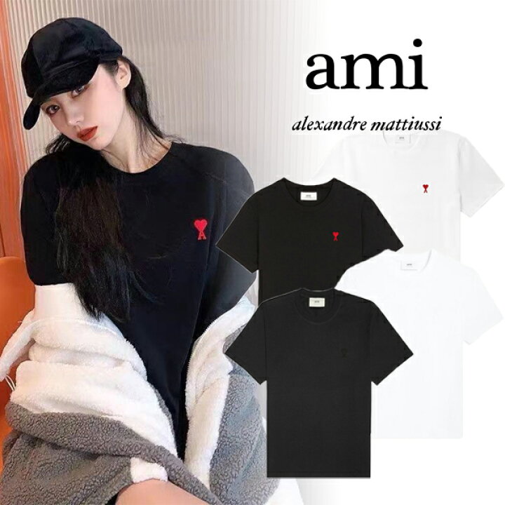 楽天市場】【ami paris】アミパリス Tシャツ BFUTS035 BFUTS003 