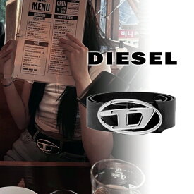 【DIESEL】ディーゼル B-1DR W レザー ベルト X08727 PR666 H6528 X08727PR666H6528 レディース 女性 韓国 韓流 アクセサリー ブランドベルト ブランドロゴ ブランド トレンド おしゃれ お洒落 ストリート ギフト クリスマス