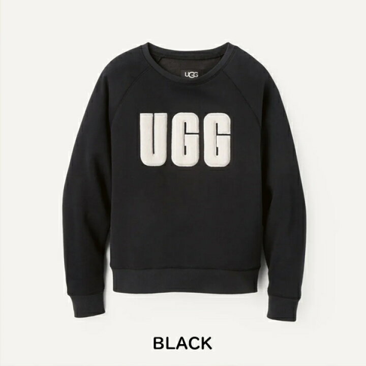 楽天市場】【UGG】アグ MADELINE FUZZY LOGO CREWNECK SWEATSHIRT  