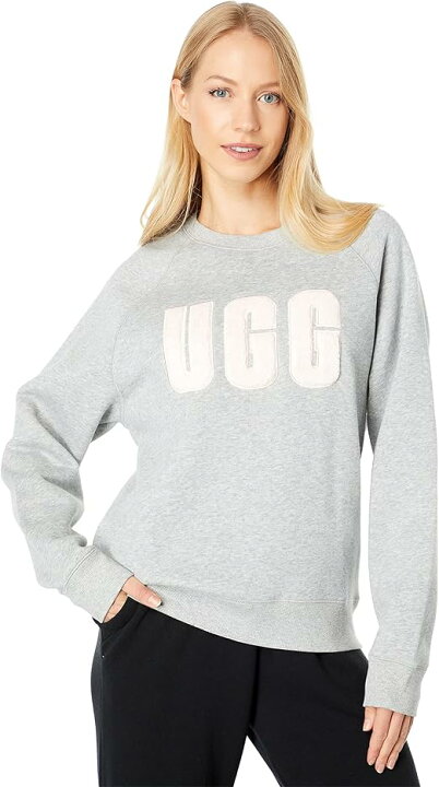 楽天市場】【UGG】アグ MADELINE FUZZY LOGO CREWNECK SWEATSHIRT  
