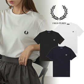【FRED PERRY】フレッドペリー M3519 Tシャツ レディース メンズ ユニセックス ワンポイントロゴ 半袖tシャツ フレッドペリー半袖 Ringer T-Shirt リンガーTシャツ リンガーティーシャツ フレッドペリーレディース おしゃれTシャツメンズ カジュアル 定番 シンプル きれいめ