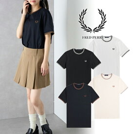 【FRED PERRY】フレッドペリー M1588 Tシャツ レディース メンズ ユニセックス ワンポイントロゴ 半袖シャツ 鹿の子 ロゴポロ 英国ブランド おしゃれ カジュアル ゴルフ スポーツ ユニセックス 定番 人気 プレゼント 父の日 トップス クラシックフィット シンプル きれいめ