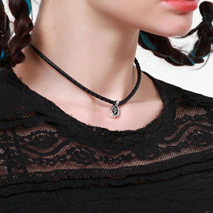 楽天市場 Saita Ray Scawaii ファッション誌 多数掲載 チョーカー メンズ ネックレス 白 黒 ホワイト ブラック 本革 編み込み イタリア製 レザーネックレス レディース ペア 馬蹄 ギフト プレゼント ブランド イントレチャート L Esperance レスペランス レスペランス