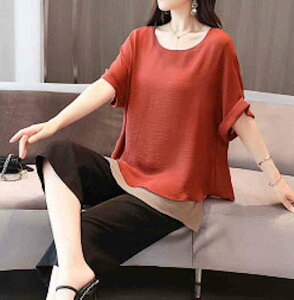 Tシャツ レディース 無地 ジム 半袖 春 夏 ゆったり Vネック 涼しい ブラウス コーデ シャツ カジュアル 薄手 おしゃれ 人気 ロング 40代 ロゴ 7分袖 5分袖 大人 スポーツ ブランド かわいい ブ