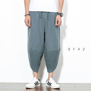 【\クーポン利用で20%OFF!/】 ショートパンツ メンズ バルーンサルエルパンツ あったか 短め ハーフパンツ 大きいサイズ 赤 サーフパンツ スポーツウェア ブランド スポーツ デニム 短パン