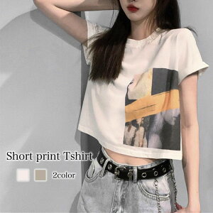 Tシャツ レディース ショート丈プリントTシャツ ブラウス 5分袖 春 スポーツ ゆったり ブラック 40代 ロゴ カジュアル 7分袖 薄手 Vネック かわいい ティーシャツ 大人 人気 涼しい シャツ カッ