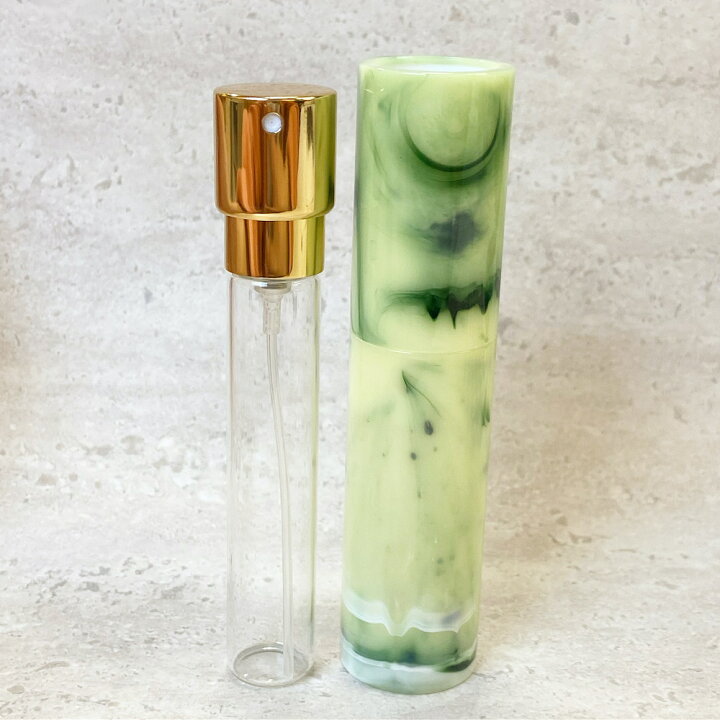 楽天市場 香水 アトマイザー 10ml 大理石 3種類 ホワイト ベージュ グリーン ガラス 回転式 スプレー 詰替容器 パフューム アルコール 軽量 持ち運び 旅行 携帯 レソンシエル ジャポン レソポン