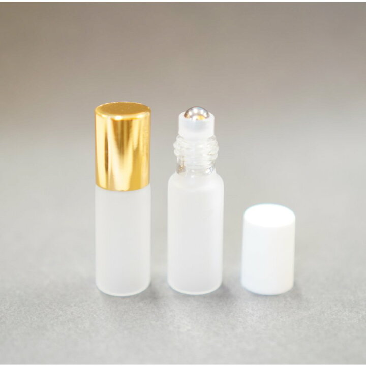 楽天市場 ロールオンボトル 5ml フロスト加工 乳白色 高級 遮光瓶 ガラス製 化粧水 容器 美容液 香水 詰替え用 詰替 旅行 レソンシエル ジャポン レソポン