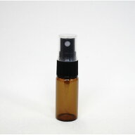 【スプレー容器】10ml ブラウン ガラス ノズル 詰替 容器 無地 持ち運び シンプル 旅行 手作り コスメ 遮…