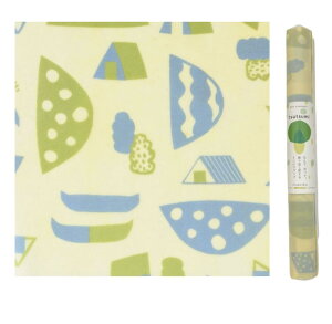 【 tsu tsu mi ミツロウラップ 】《カヌー》Mサイズ 27×27cm (一枚入り)|食品用ラップ 食器 アウトドア キャンプ ピクニック ハンドメイド エコ 天然