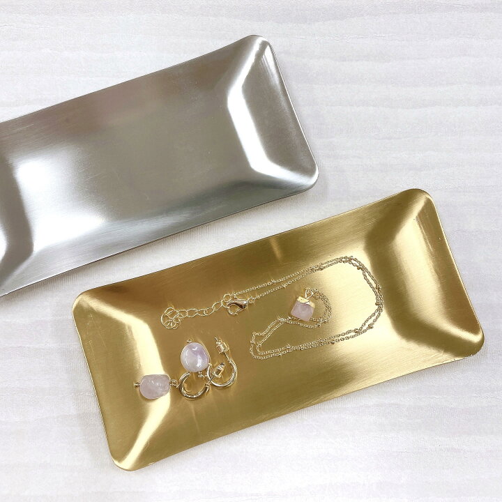 楽天市場】【スクエア アクセサリー トレイ】小物入れ ステンレス 