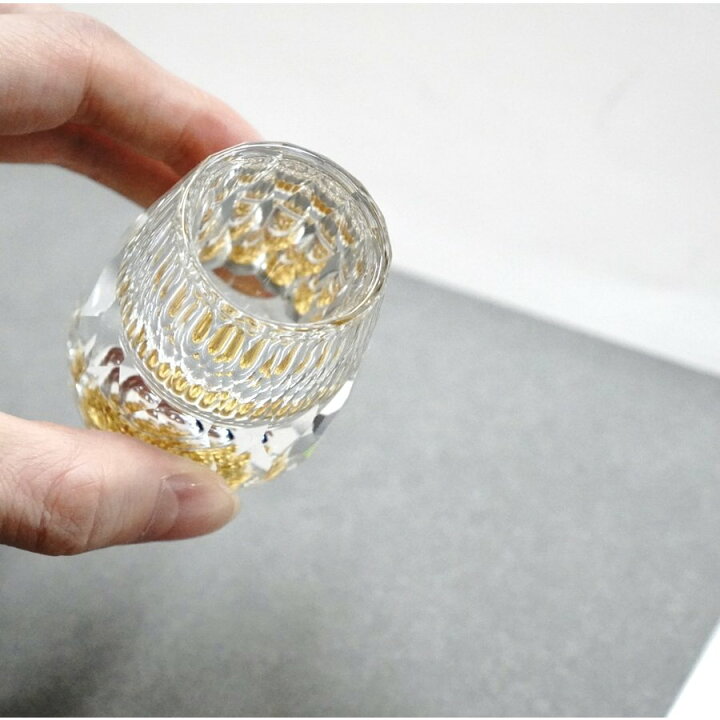 楽天市場】【24Kクリスタルカットゴールドグラス】高級 酒器 おちょこ 