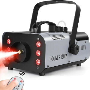 【5年保証】スモークマシン フォグマシン リモコン付き 遠隔起動 LEDライト カラフル 高速噴煙 連続スモーク噴出 雰囲気アップ 簡単操作 多様なシーン 舞台 照明 ステージ イベント パーティ