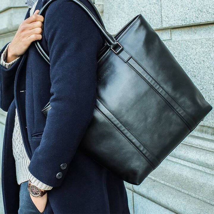 楽天市場 Letdream トートバッグ ビジネスバッグ メンズ 本革 出張 レディース ビジネス トートバック 縦型 ビジネストート ファスナー付き 鞄 人気 旅行 通勤 通学 And East