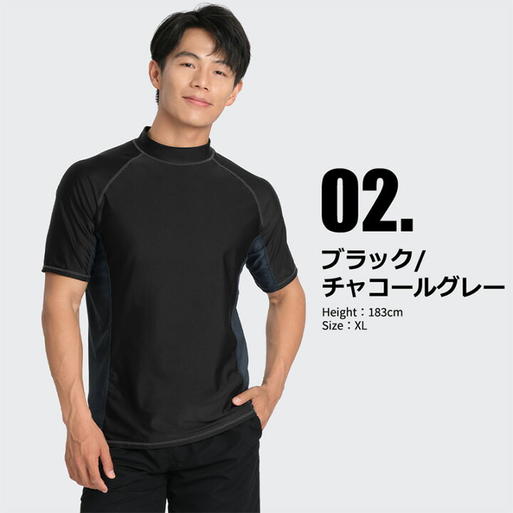 楽天市場】ラッシュガード メンズ 半袖 シャツ uvカット upf50+ t 
