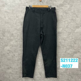 【中古】CHEAP MONDAY ブラック ジップフライ ワークパンツ 32/34 実寸W33in RN120362 USA 海外 輸入 古着 S211222-N037