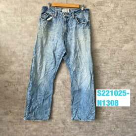 【中古】AMERICAN EAGLE ブルー ルーズ SOUPLE ジップフライ デニムジーンズパンツ 32/32 実寸W31in RN54485 USA 海外輸入 古着 S221028-N1308