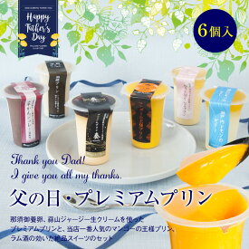 【送料込】父の日限定：プリン6個のセット