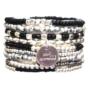 uXbg fB[X Y CAT HAMMILL Lbgn~ uXbgZbg Black and Silver bracelet uXbg Vo[ ubN yA  d˕t ؚ `[t I[Xg