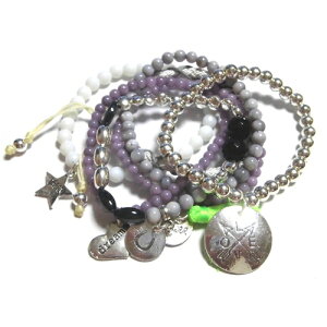 CAT HAMMILL uXbgZbg fB[X Vo[ S R ^bZ n[g n̒ ` `[ 킢 ˂Â O[ Lbgn~ I[XgA dream bracelet set silver eOX A