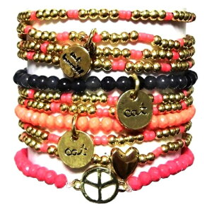 Lbgn~ CAT HAMMILL uXbg Zbg fB[X fine peace coco bracelet set gold mult EBY S[h yA uXbh uXbgZbg n[guXbg n[g s[X}[