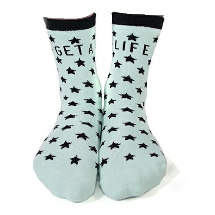 楽天市場 Valfre ヴァルフェー アメカジソックス 柄 個性的 アメリカ ゲットライフ ソックス Get A Life Socks 可愛い靴下 靴下 レディース おしゃれ 柄物 星柄 スター 可愛いソックス かわいい靴下 ファッション アメカジ カワイイ 海外ブランド 在庫限り セレクト