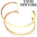 Yochi NEWYORK ヨキニューヨーク バングル ゴールド ゴールドバングル ゴールドブレスレット バングル太め 18金 ワイ…