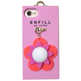 ENFILL iphone8 iphone7 iphone6s iphone6 ケース シリコン かわいい チャーム ピンク pearl flower iphone case pink フラワー 可愛い おしゃれ アイフォンエイト アイフォンセブン カバー スマホケース アイホン8 けーす アイフォン7 シリコンケース ブランド