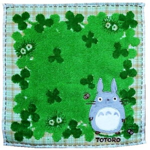 【15時まで当日発送 休業日除く】トトログッズ となりのトトロ ジブリ となりのトトロ はらっぱ ミニタオル タオルハンカチ 大トトロ まっくろくろすけ ハンカチ スタジオジブリ トトロ グ
