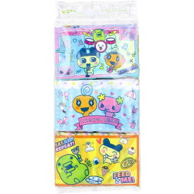 たまごっち 水に流せるプリントティシュ 16枚(8組)×6個入 ポケットティッシュ キッズ ミニポケットティッシュ たまごっち グッズ ( 男の子 子供 プレゼント 誕生日 ポケットテッシュ 子供用 まとめ買い キャラクター かわいい たまごっちグッズ まめっち くちぱっち