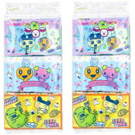 たまごっち 水に流せる プリントティッシュ 2個セット 6個入 ハヤシ商事 キャラクター 子供用 ポケットテ…