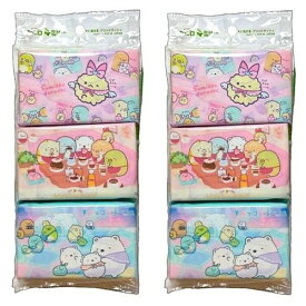 【 2個セット 】 すみっコぐらし 水に流せるポケットティシュ 6パック入 ティッシュ ポケットティッシュ NEW ( キッズ すみっこぐらし グッズ キャラクター しろくま ぺんぎん とかげ ねこ とんかつ えびきゅん 子ども 子供 ざっそう 子供用 すみっコぐらしグッズ こども