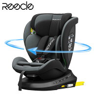 【送料無料】Reecle R129 チャイルドシート 360° 回転式 新生児~12歳頃 ISOFIX対応 取り付け簡単