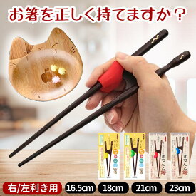 ＼今なら猫皿1枚プレゼント／【メール便限定 送料無料】ちゃんと箸 きちんと箸 日本製 若狭塗 国産 箸 お箸 食器 矯正箸 しつけ箸 躾箸 箸使い トレーニング 練習 お箸の持ち方 大人用 子供用 右利き 左利き 23cm 21cm 18cm 16.5cm 小学生 子供 幼児 大人 プレゼント イシダ